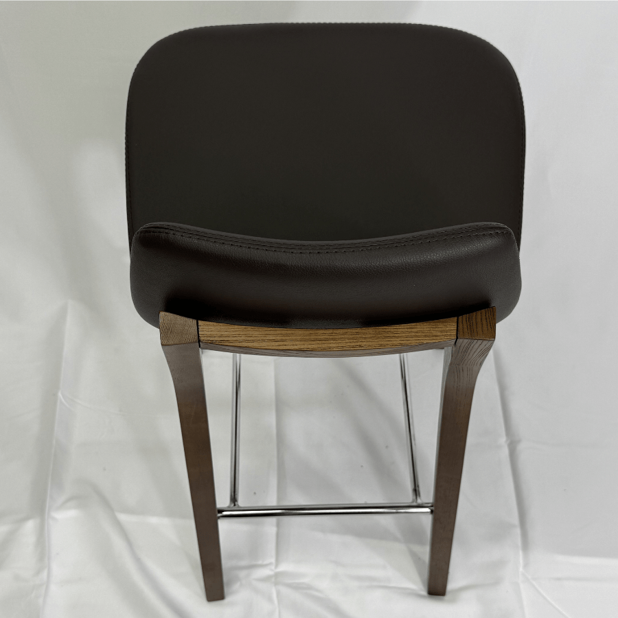 Pera HB Black Leather Bar Stools - Your Bar Stools Canada