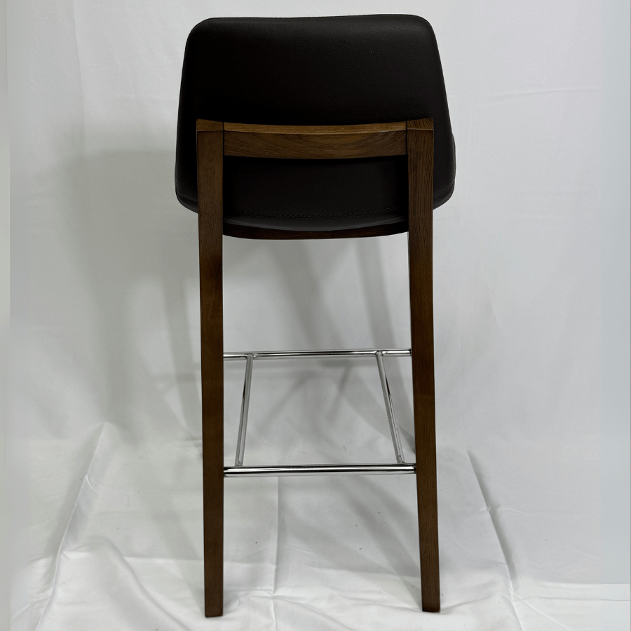 Pera HB Black Leather Bar Stools - Your Bar Stools Canada