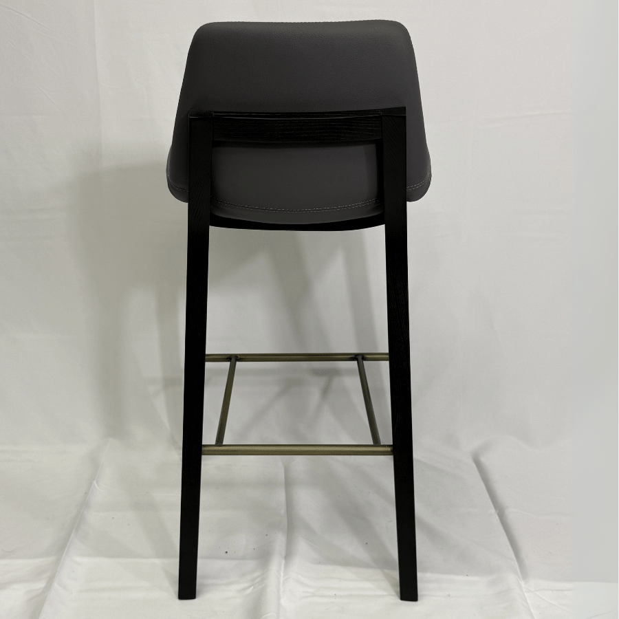 Pera HB Gray Leather Counter Stools - Your Bar Stools Canada