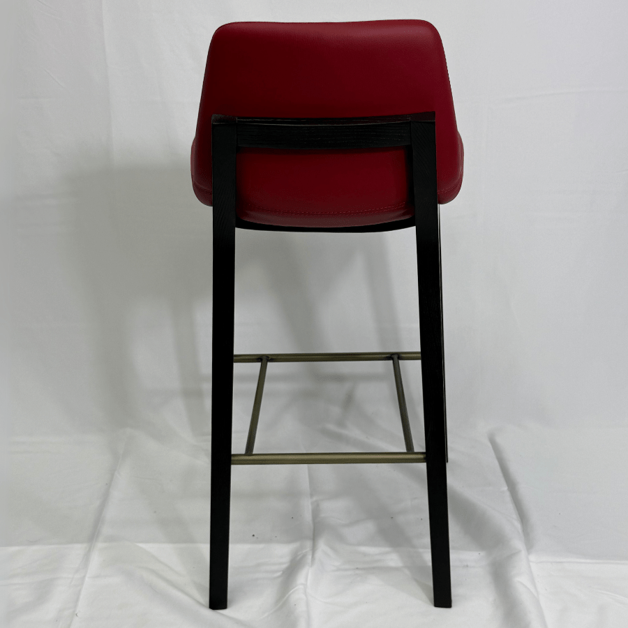 Pera HB Red Leather Counter Stools - Your Bar Stools Canada