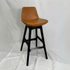 Pera Tan Black Wood Bar Stools - Your Bar Stools Canada