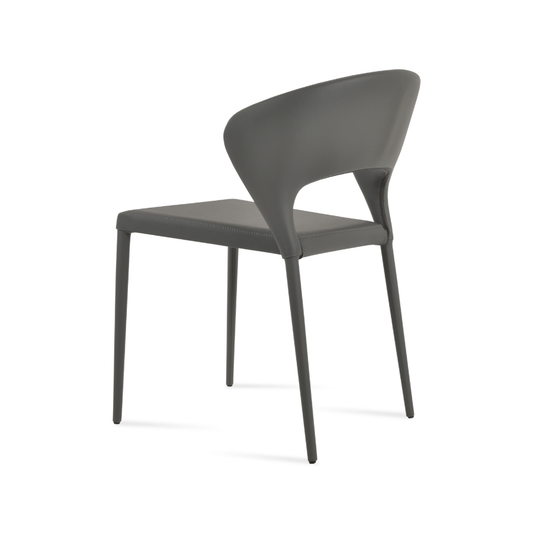 Prada Restaurant Chairs Grey Stacking Chairs - Your Bar Stools Canada