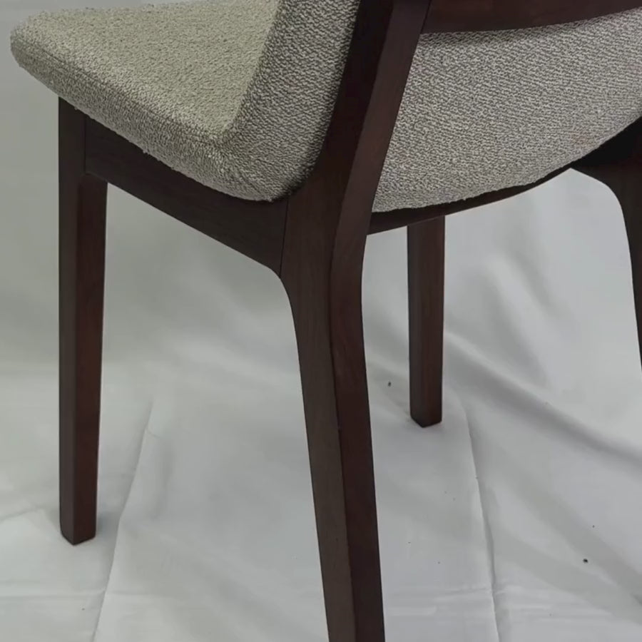 Eiffel HB Beige Boucle Dining Room Chairs