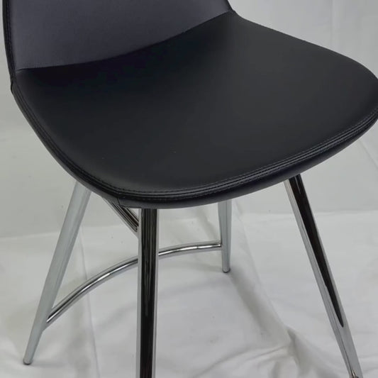 Pera Galata Black Stainless Steel Bar Stools