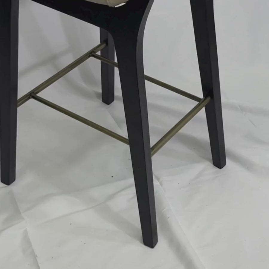 Pera HB Beige Leather Bar Stools