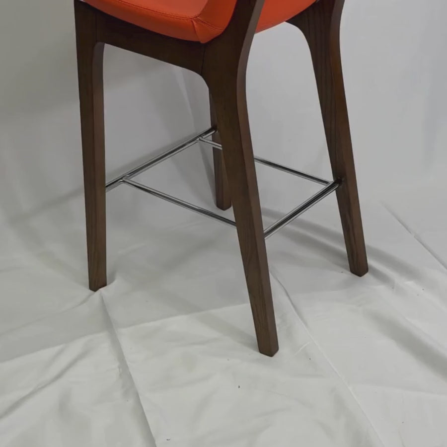 Pera HB Orange Bar Stools