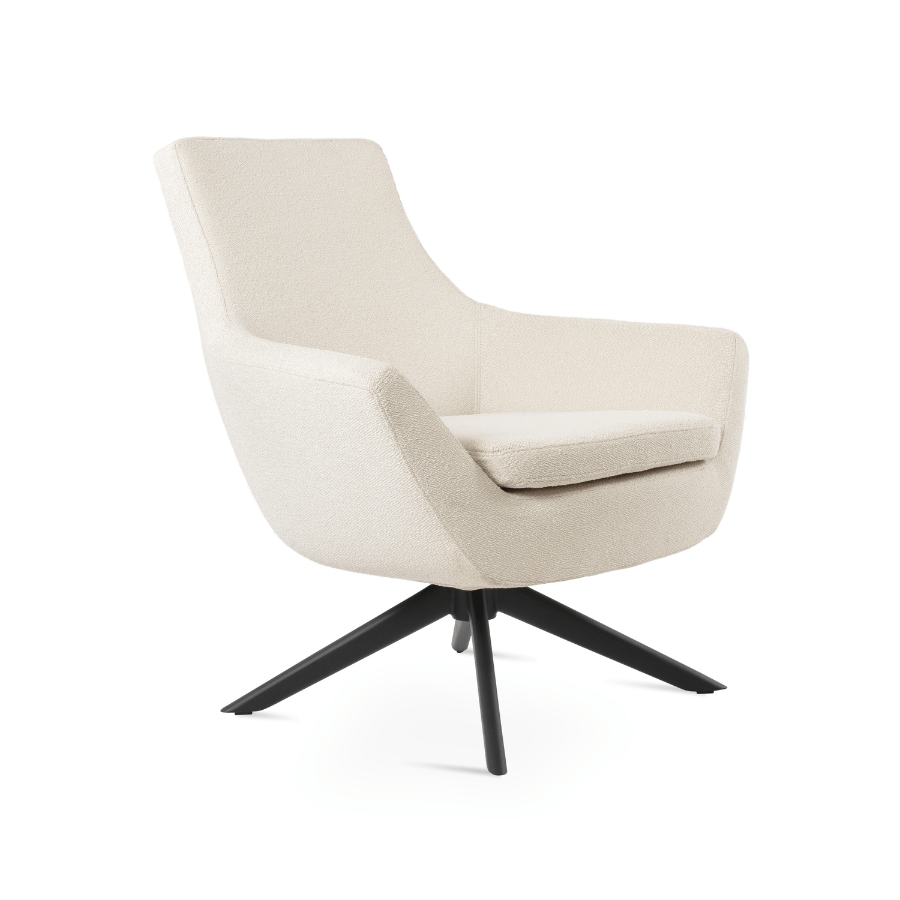 Rebecca Cream Swivel Accent Chair - Your Bar Stools Canada