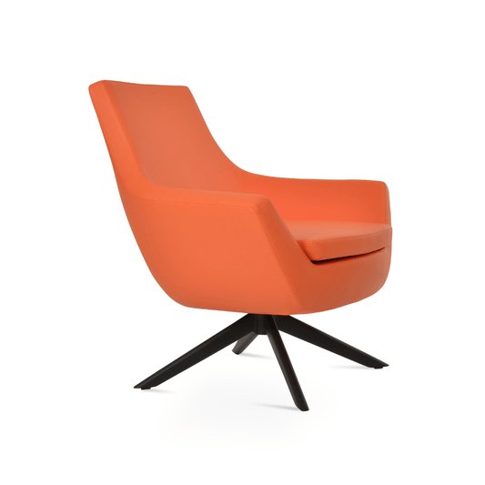 Rebecca Orange Swivel Accent Chair - Your Bar Stools Canada