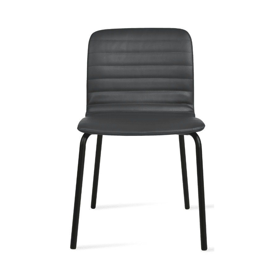 Restaurant Chair | Isa Black on Black Metal Base - Your Bar Stools Canada