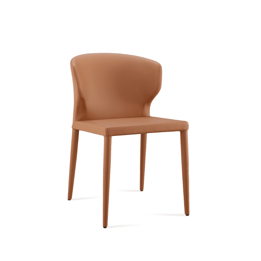 Restaurant Dining Chairs Amed Brown Leather - Your Bar Stools Canada