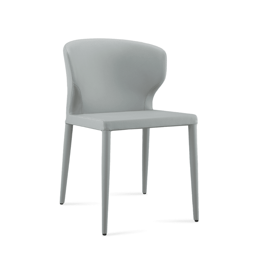 Restaurant Dining Chairs Amed Grey Leather - Your Bar Stools Canada