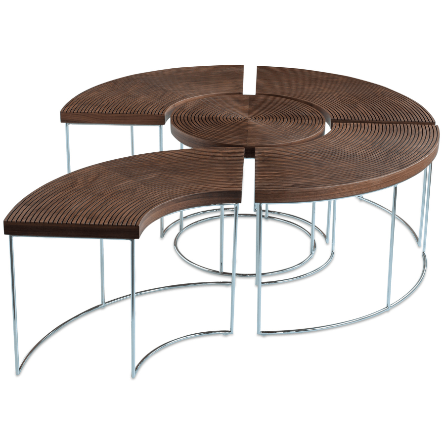 Ripples Large Round Coffee Table - Your Bar Stools Canada