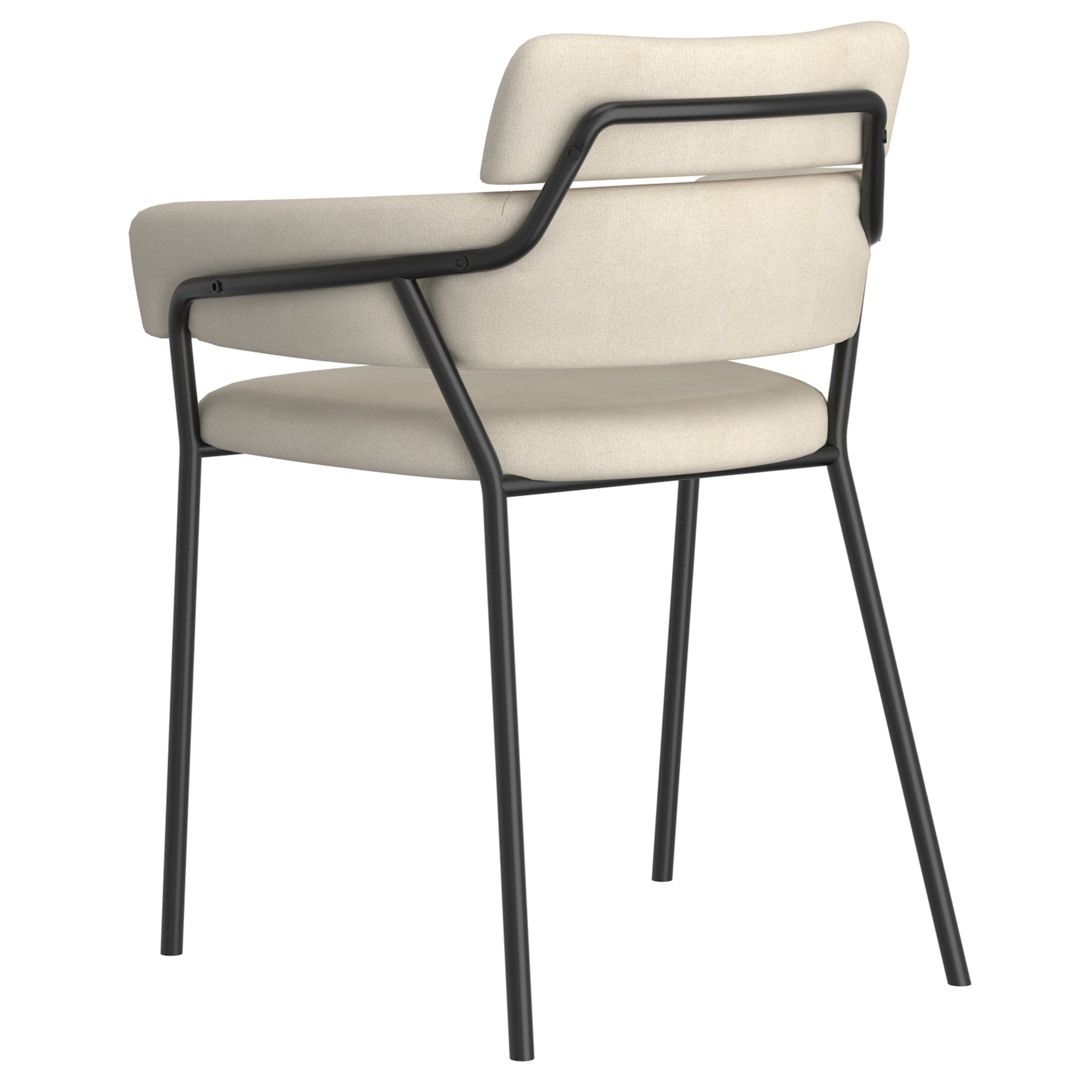Round Back Dining Chairs | Set of 2 | Axel Cream - Your Bar Stools Canada