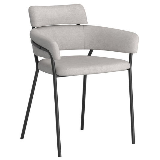Round Back Dining Chairs | Set of 2 | Axel Grey - Your Bar Stools Canada
