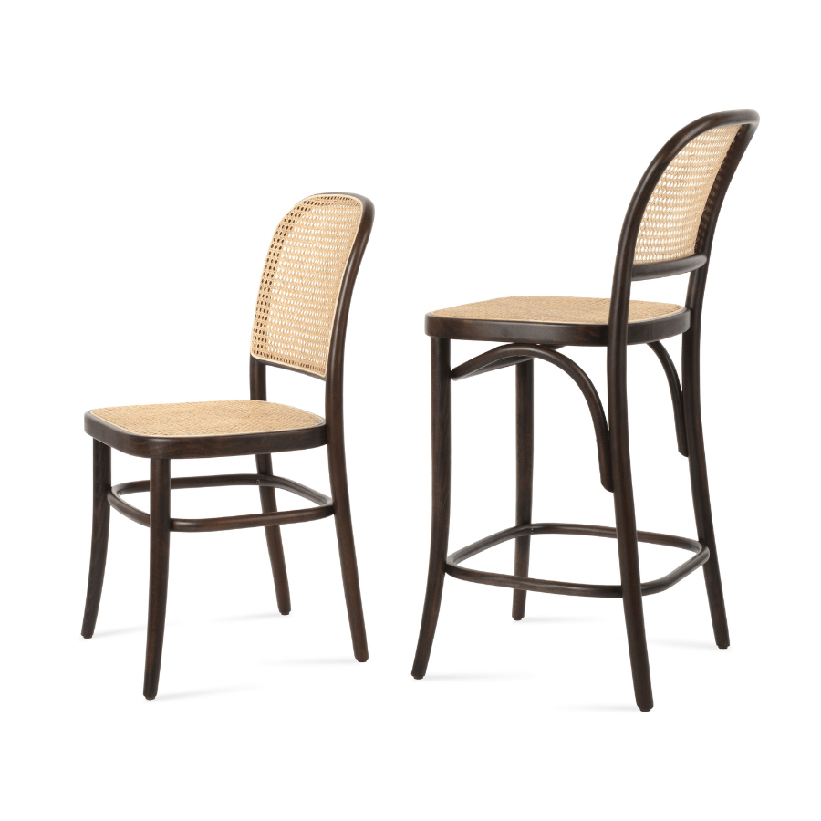 Rumi Rattan Counter Stools - Your Bar Stools Canada