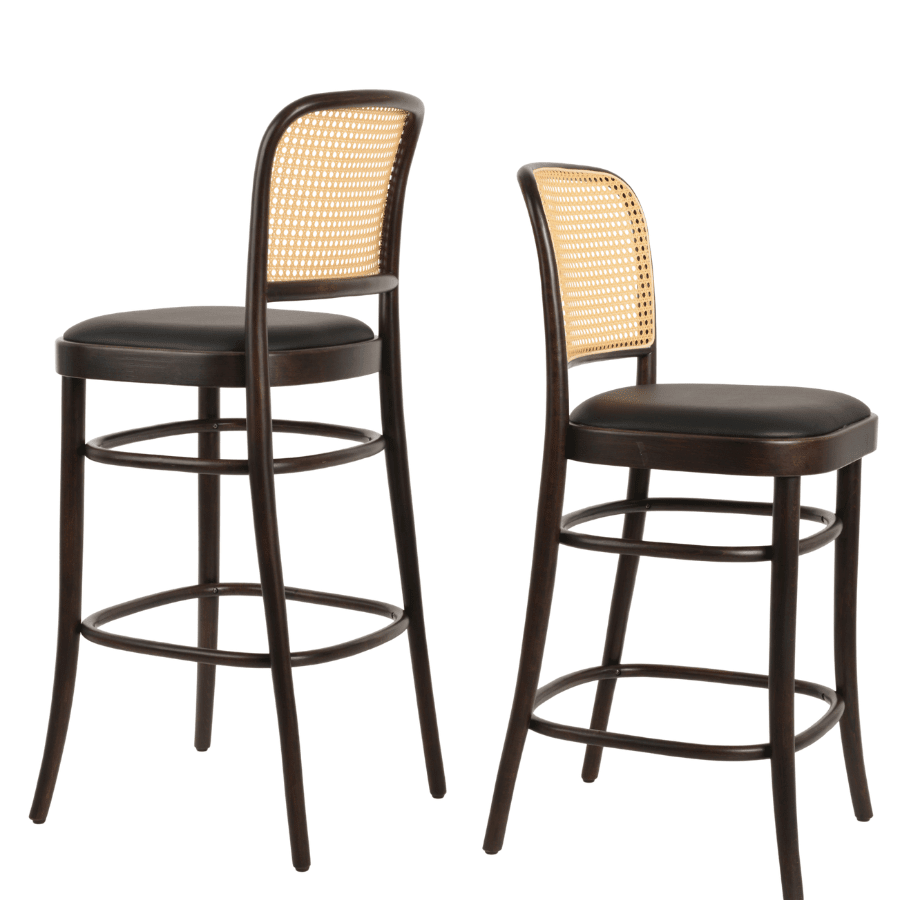Rumi Rattan Counter Stools - Your Bar Stools Canada