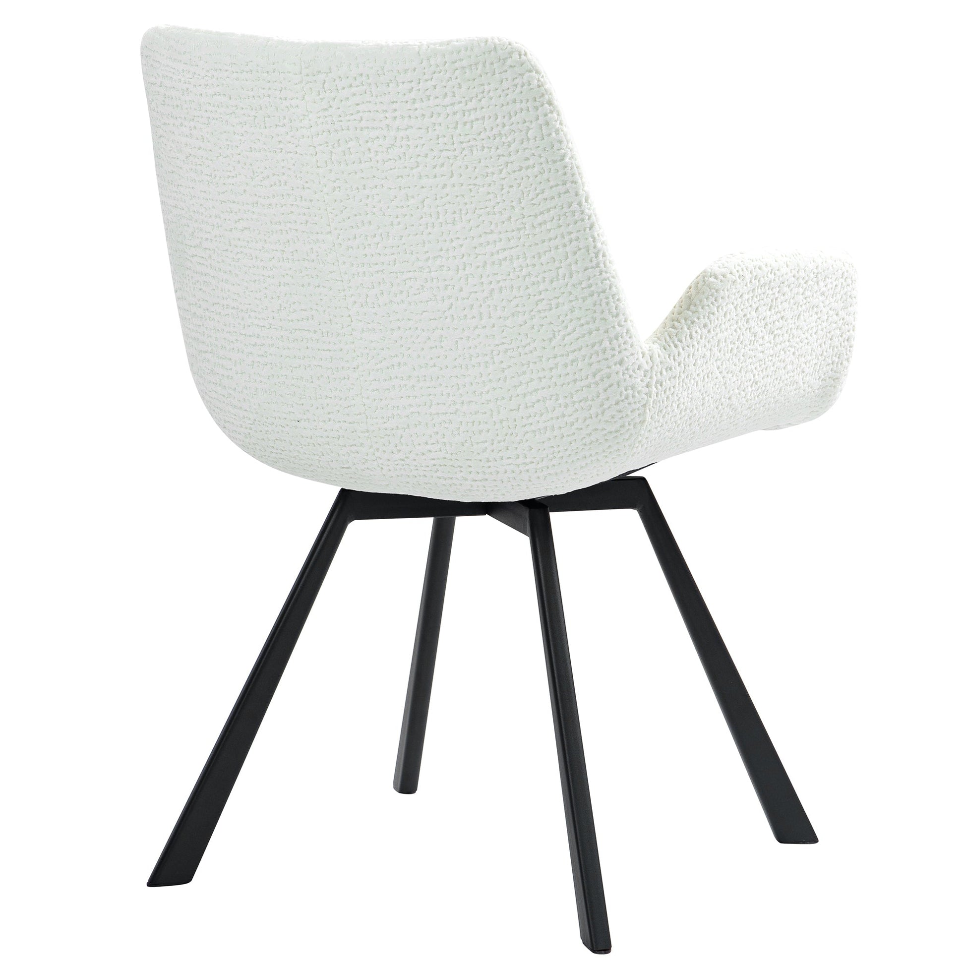 Swivel Dining Chairs | Set of 2 | Signy Cream Velvet - Your Bar Stools Canada