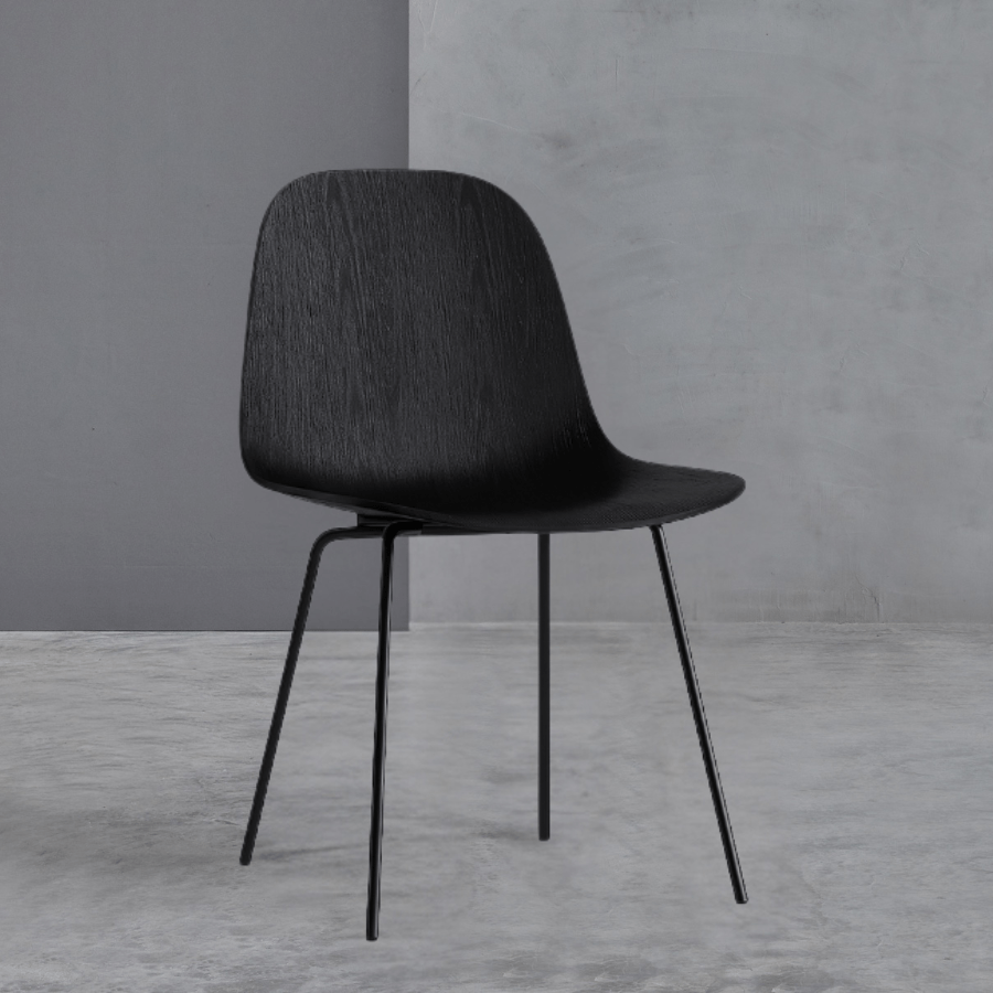 Typhoon Molded Black Plywood Chair - Your Bar Stools Canada