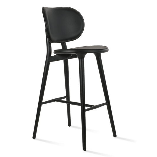 Aaron Black Wood Bar Stools