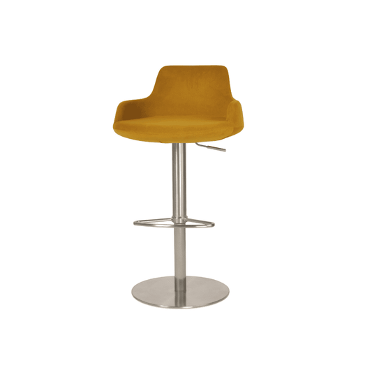 Velvet Bar Stools Dervish Adjustable Height - Your Bar Stools Canada