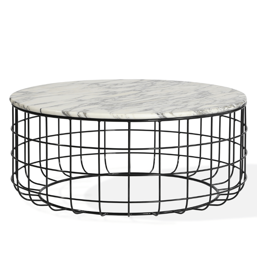 Violetta Round Marble Coffee Table - Your Bar Stools Canada