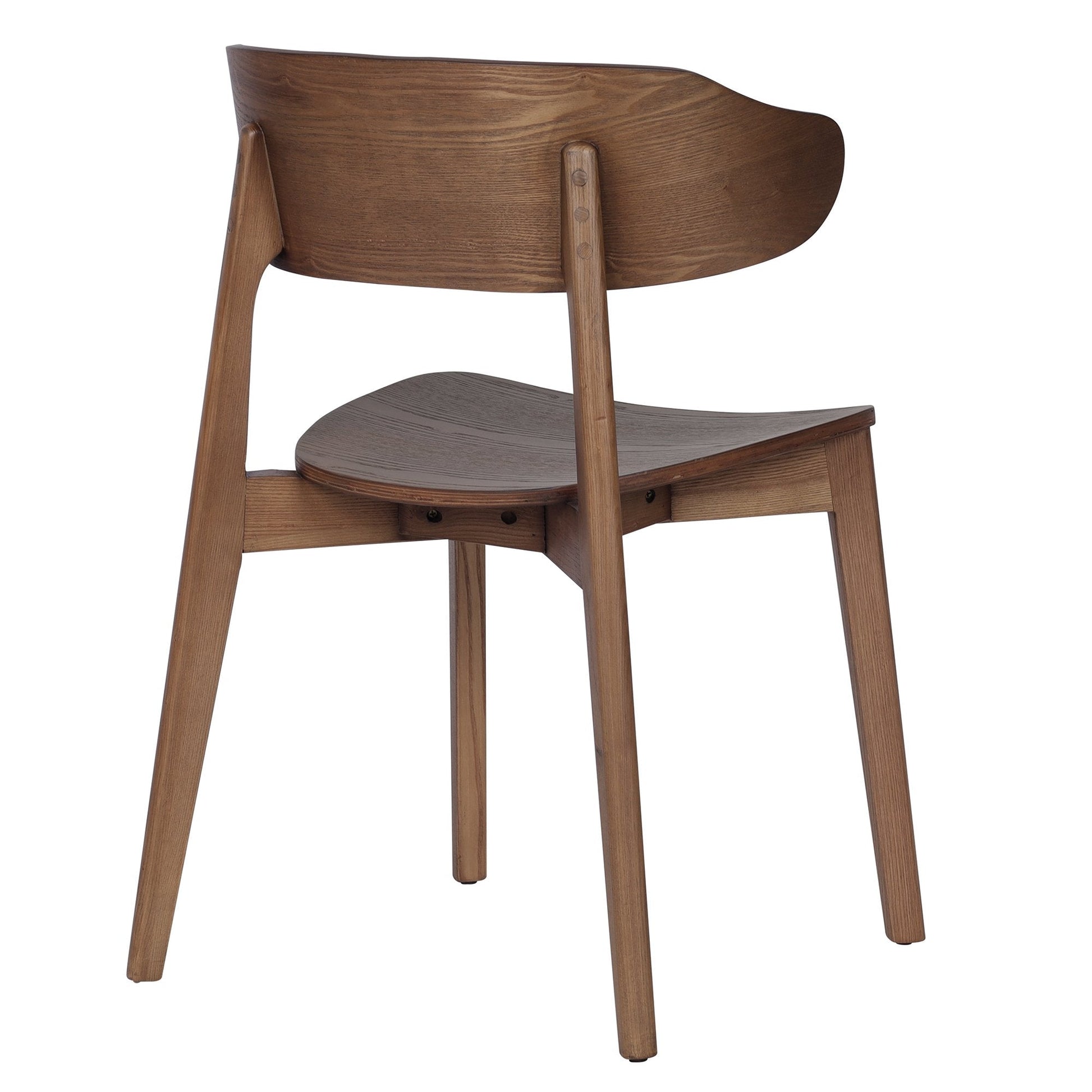 Walnut Dining Chairs Set of 2 | Khari Mid - Century Wood Chairs - Your Bar Stools Canada