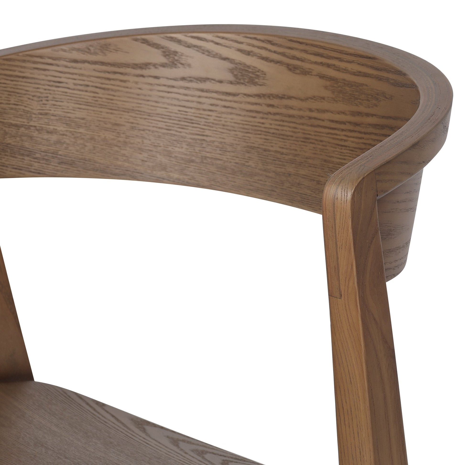 Walnut Dining Chairs Set of 2 | Nicco Mid - Century Wood Chairs - Your Bar Stools Canada