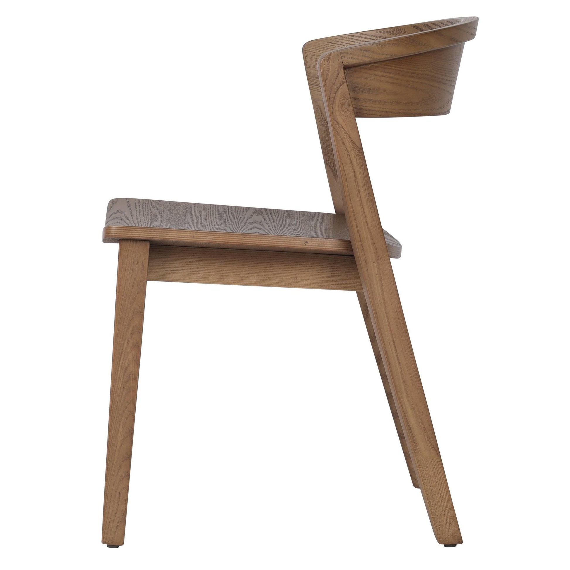 Walnut Dining Chairs Set of 2 | Nicco Mid - Century Wood Chairs - Your Bar Stools Canada