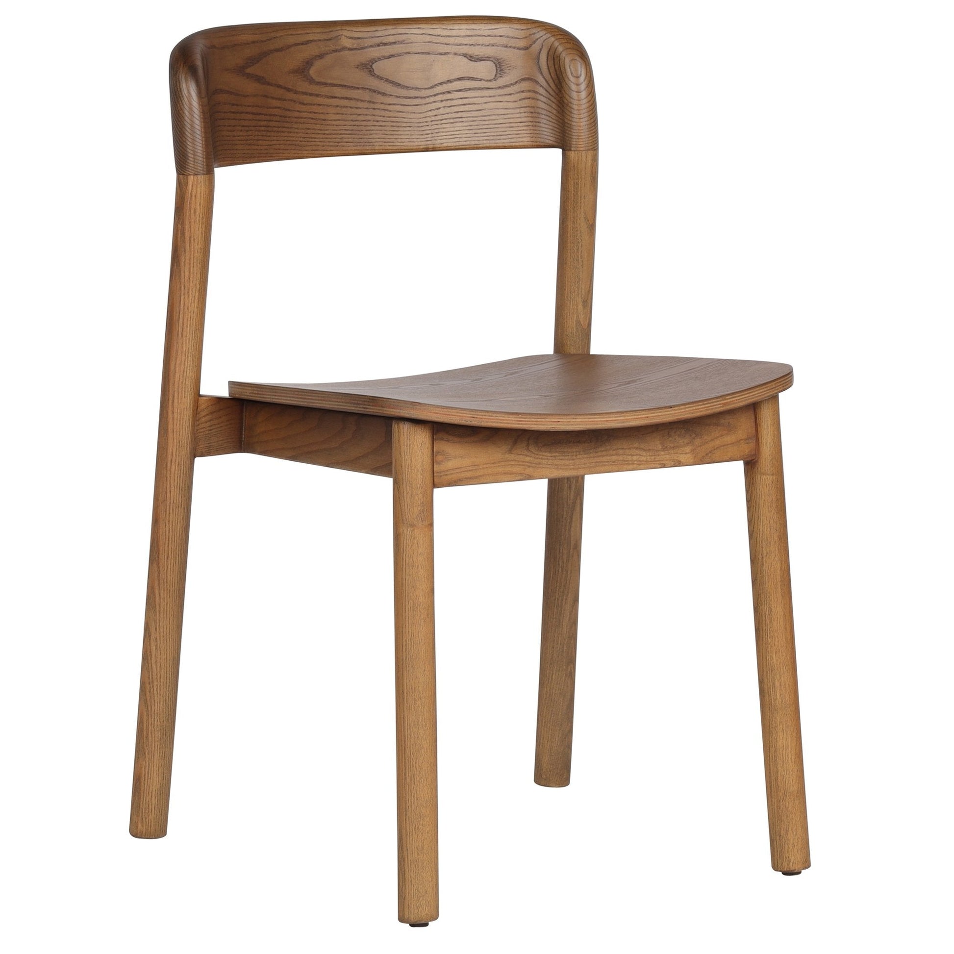 Walnut Dining Chairs Set of 4 – Jonas Mid - Century Wood Dining Chairs - Your Bar Stools Canada
