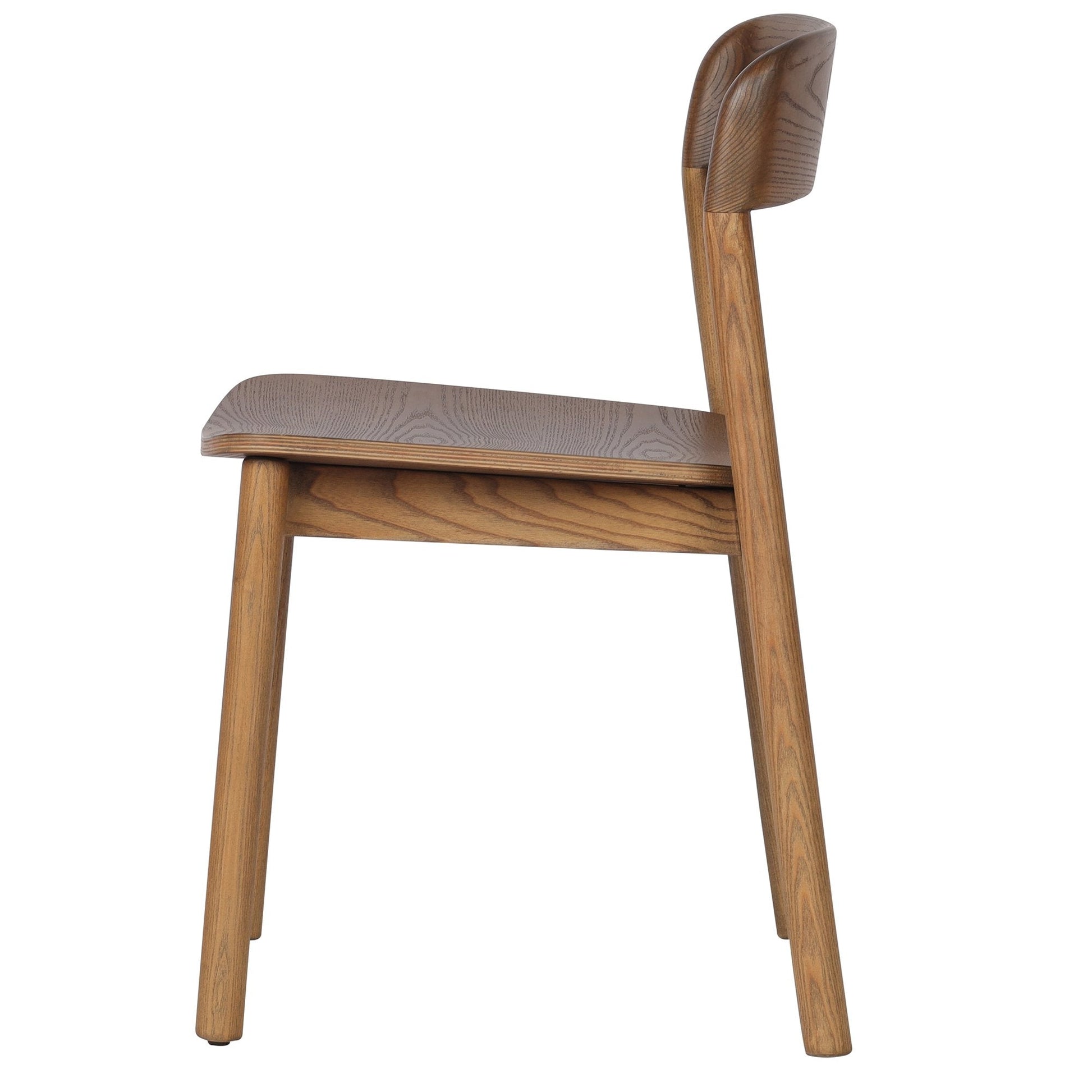 Walnut Dining Chairs Set of 4 – Jonas Mid - Century Wood Dining Chairs - Your Bar Stools Canada