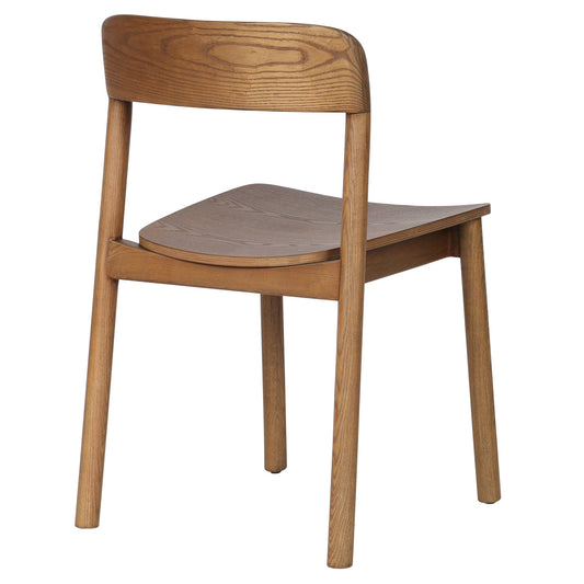 Walnut Dining Chairs Set of 4 – Jonas Mid - Century Wood Dining Chairs - Your Bar Stools Canada