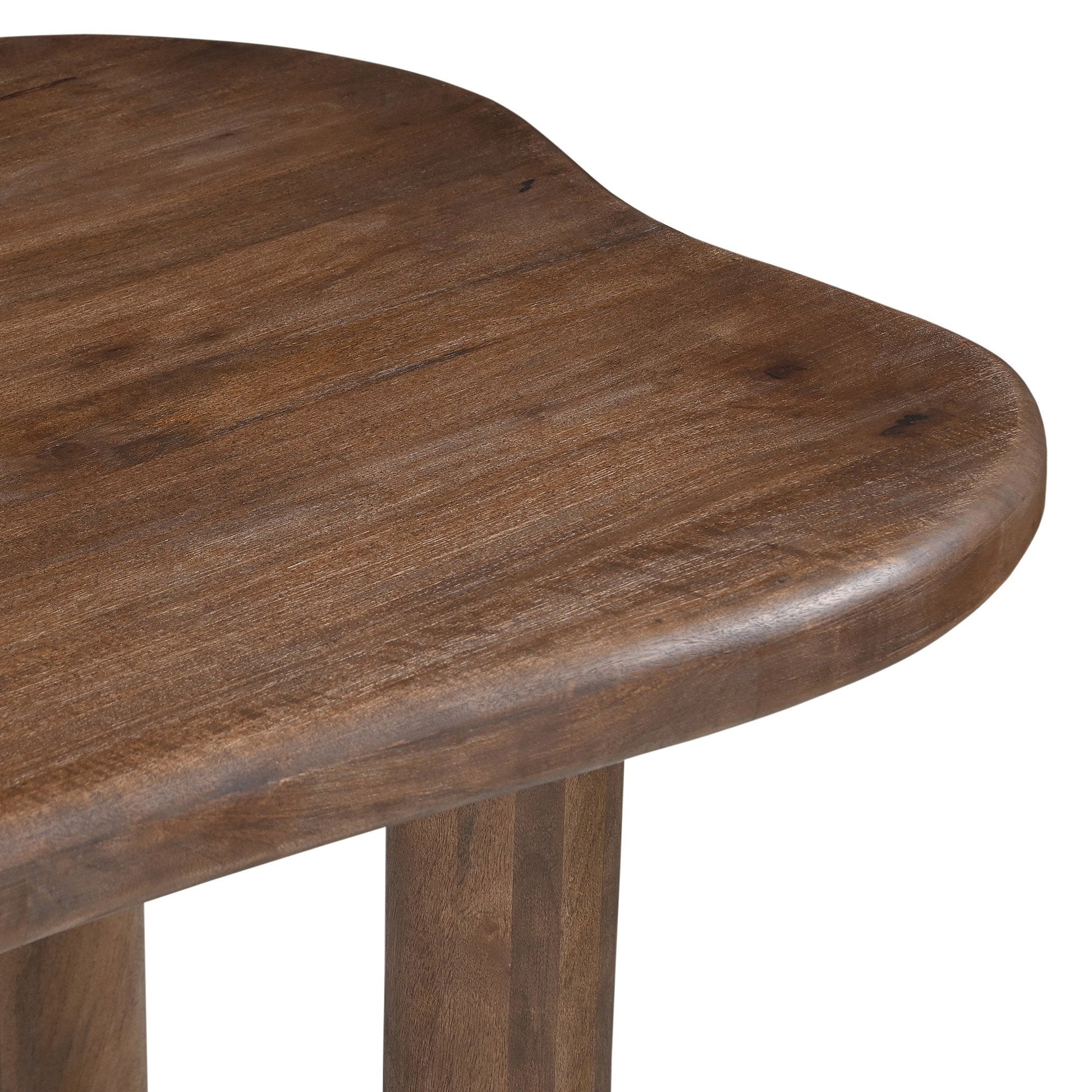 Walnut Organic Dining Table 78 Inch – Zaloa Modern Wood Table - Your Bar Stools Canada