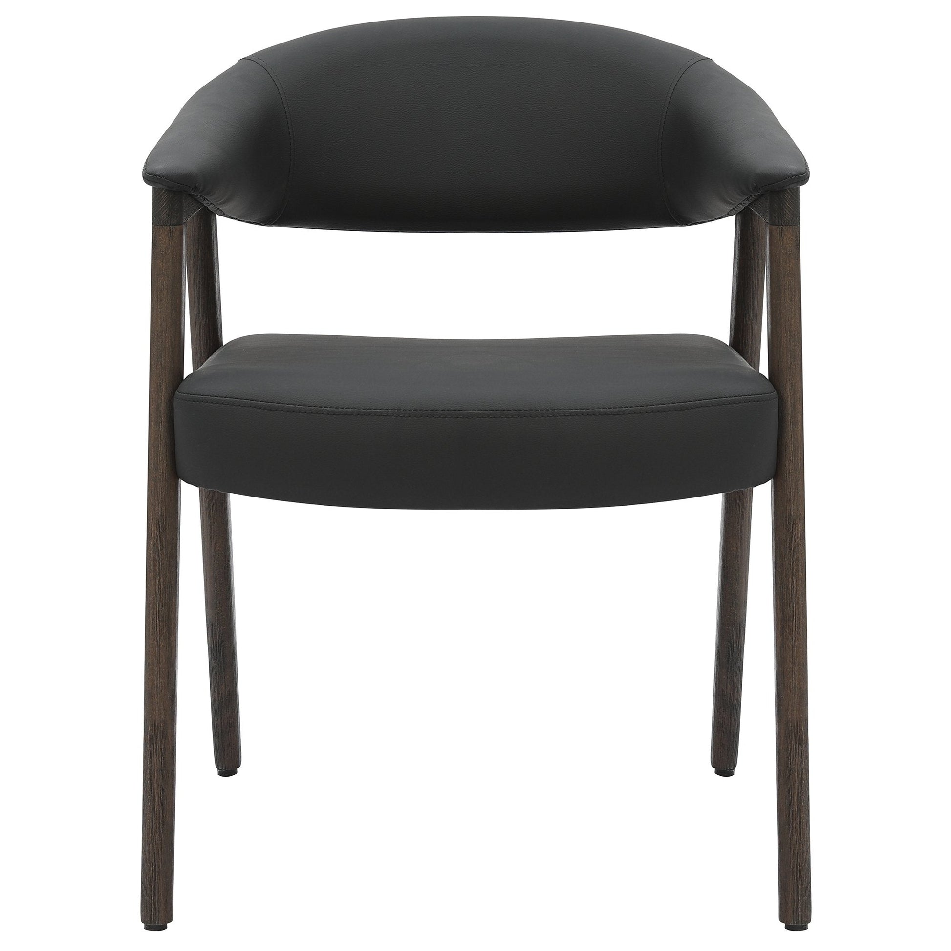Walnut Rectangle Dining Table Set for 6 | Advik with 6 Armchairs - Your Bar Stools Canada