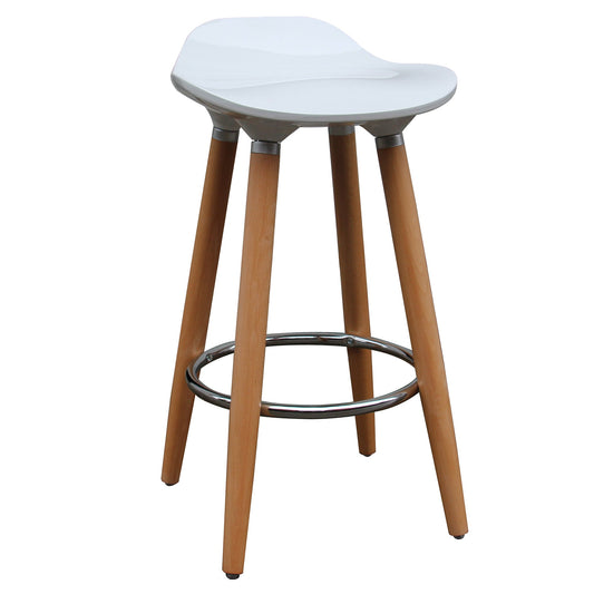 White Backless Bar Stools | Set of 2 | Trex 26" Counter Stools - Your Bar Stools Canada