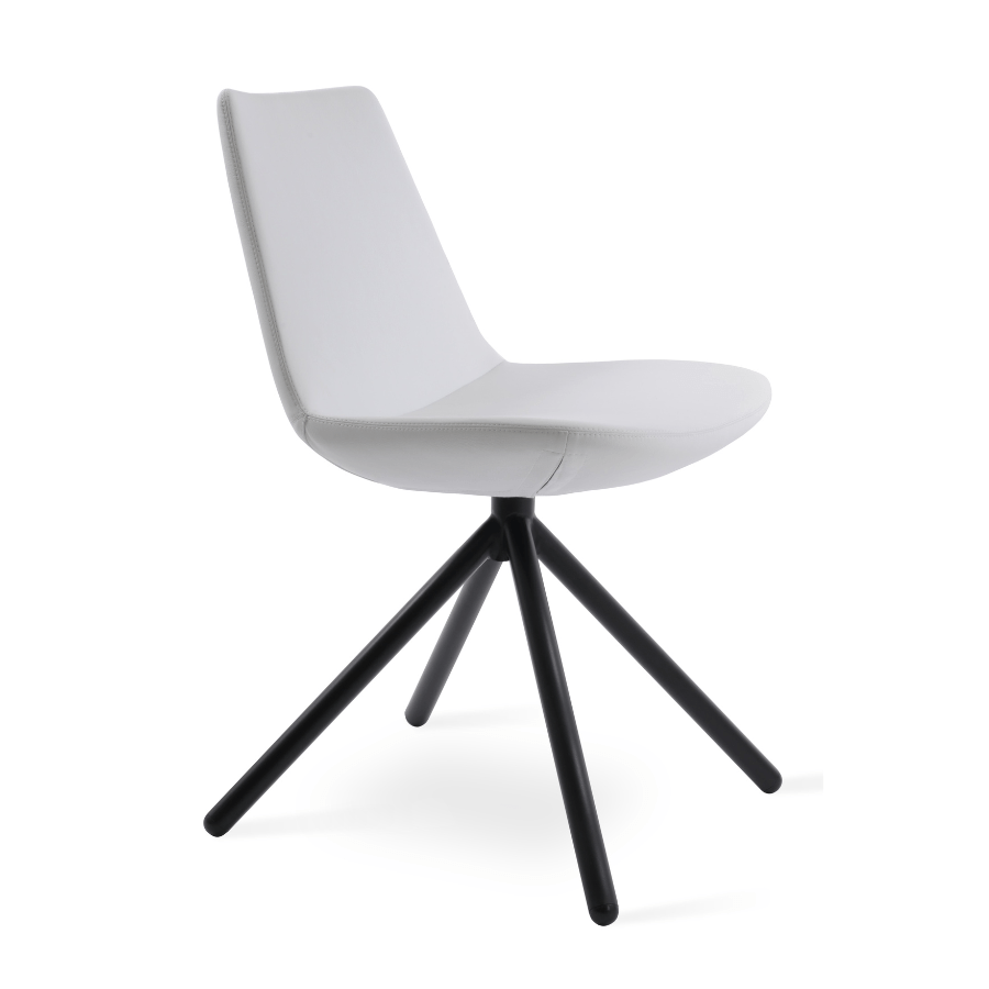 White Swivel Chair | Eiffel Stick - Your Bar Stools Canada
