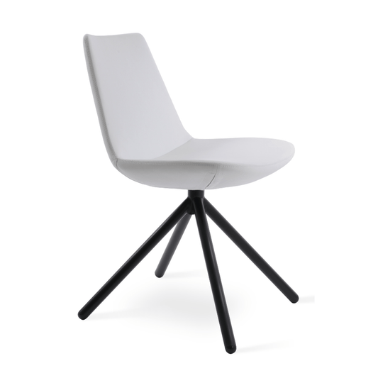 White Swivel Chair | Eiffel Stick - Your Bar Stools Canada