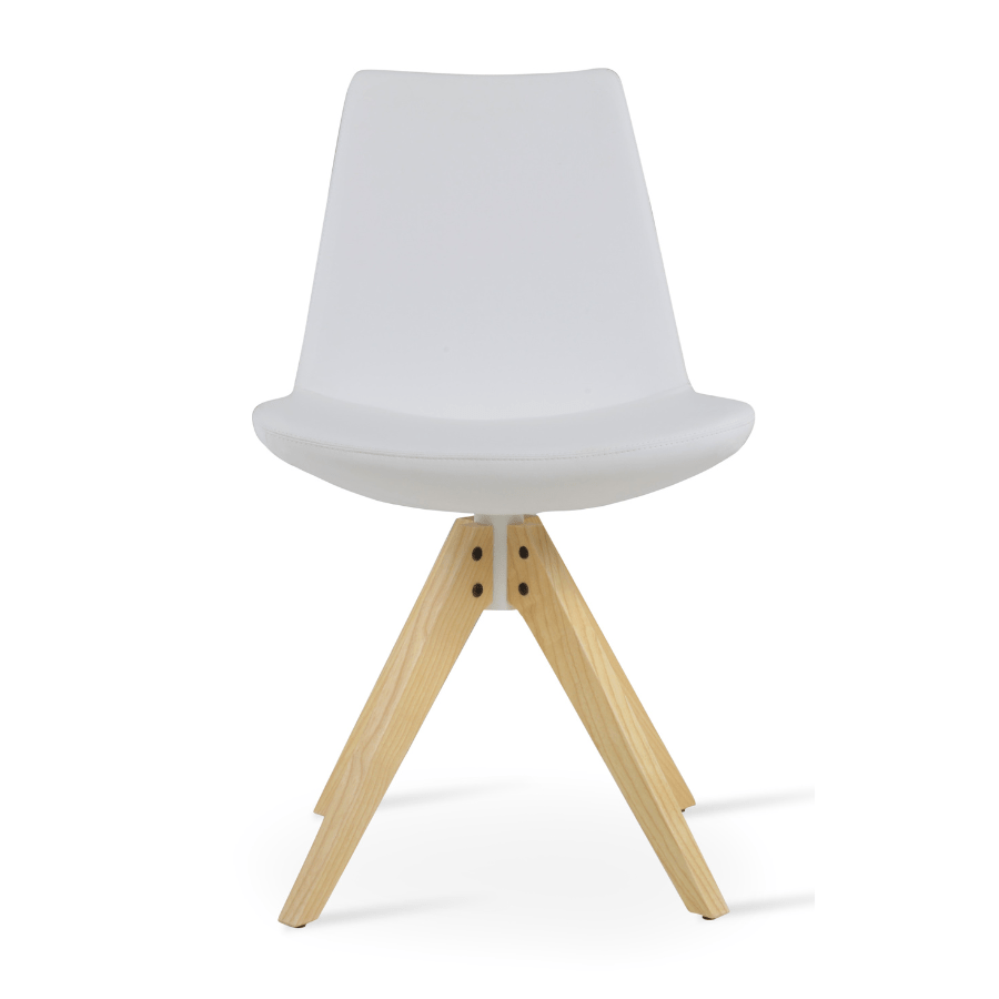 White Swivel Chair | Eiffel Sword - Your Bar Stools Canada