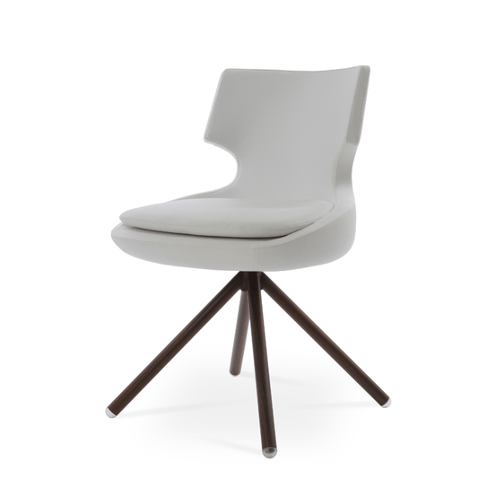 White Swivel Chair | Patara Stick - Your Bar Stools Canada