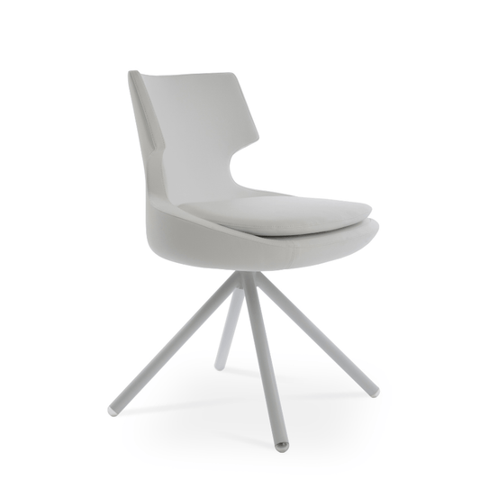 White Swivel Chair | Patara Stick - Your Bar Stools Canada