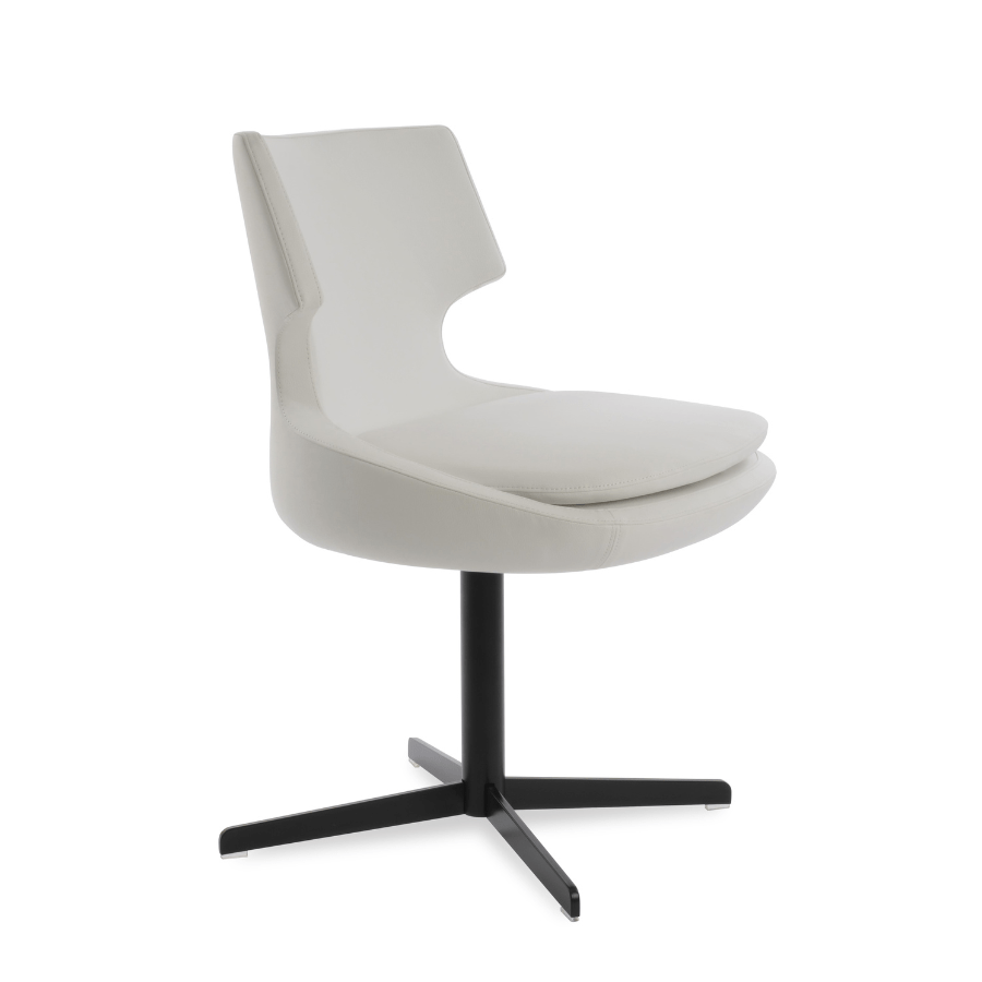White Swivel Chair | Patara Stick - Your Bar Stools Canada
