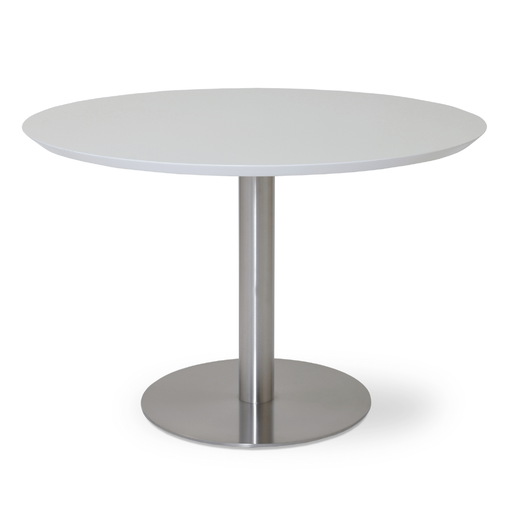 White Wooden Top Tango Restaurant Tables - Your Bar Stools Canada