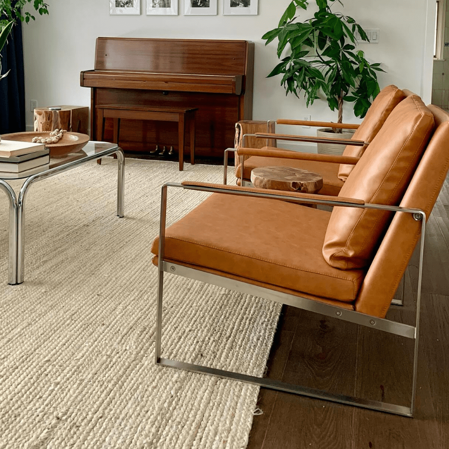 Zara Brown Small Living Room Chairs - Your Bar Stools Canada