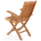 Pedasa Armchair Teak Patio Chairs Folding - Your Bar Stools Canada