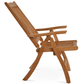 Pedasa Armchair Teak Patio Chairs Recliner - Your Bar Stools Canada