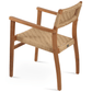 Palermo Armchair Teak Patio Chairs Wicker - Your Bar Stools Canada