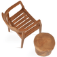 Chaise en bois Fauteuil d'extérieur en teck Alfresco - Vos tabourets de bar Canada