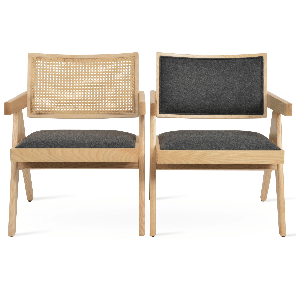 Cane Chairs Pierre J Natural Rattan Lounge Chairs - Your Bar Stools Canada