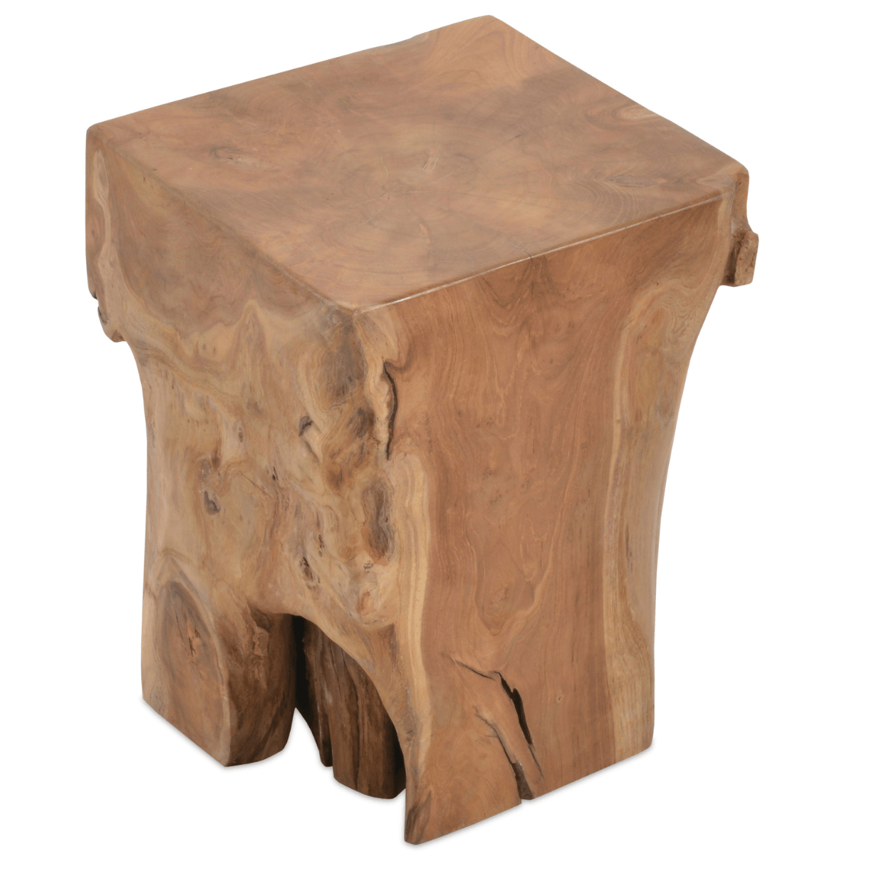Patio Side Table Heavy Cube Teak Side Tables - Your Bar Stools Canada