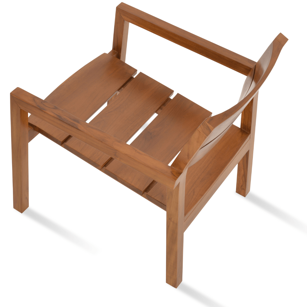Chaise longue en bois Fauteuil en teck Hrant - Vos tabourets de bar Canada