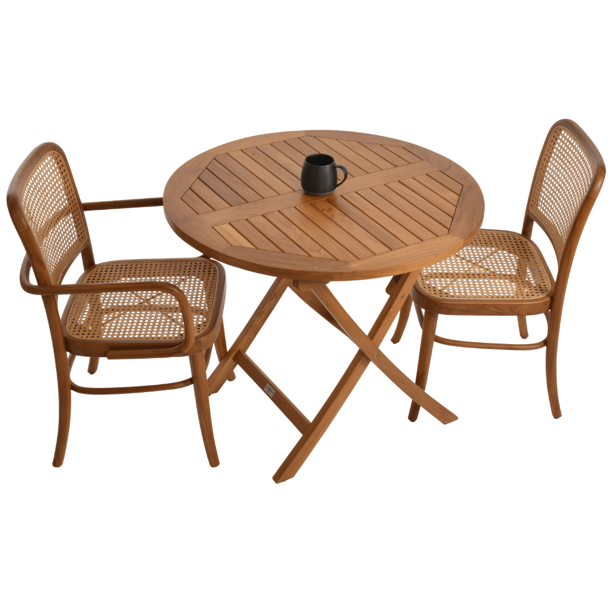 Round Patio Table For 2-4 People Pamela Folding - Your Bar Stools Canada